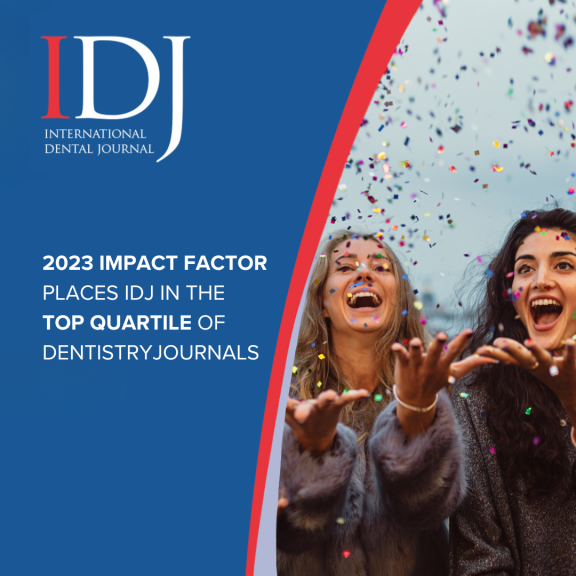 International Dental Journal achieves top quartile ranking with 2023